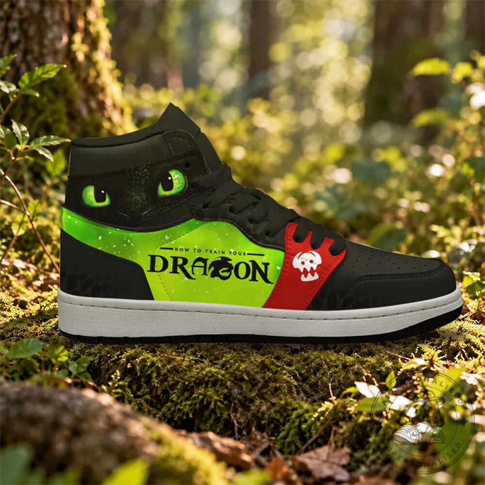 How to Train Your Dragon Toothless High Top Sneakers | Footwear 6 How to Train Your Dragon Toothless High Top Sneakers | Footwear