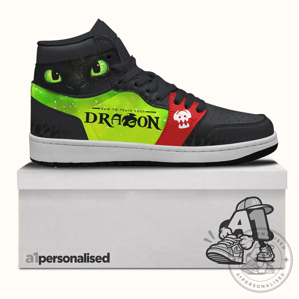 How to Train Your Dragon Toothless High Top Sneakers | Footwear 7 How to Train Your Dragon Toothless High Top Sneakers | Footwear