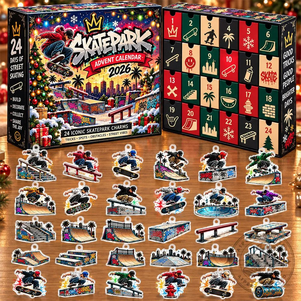 Skatepark Tricks 2026 Christmas Advent Calendar | Collectibles