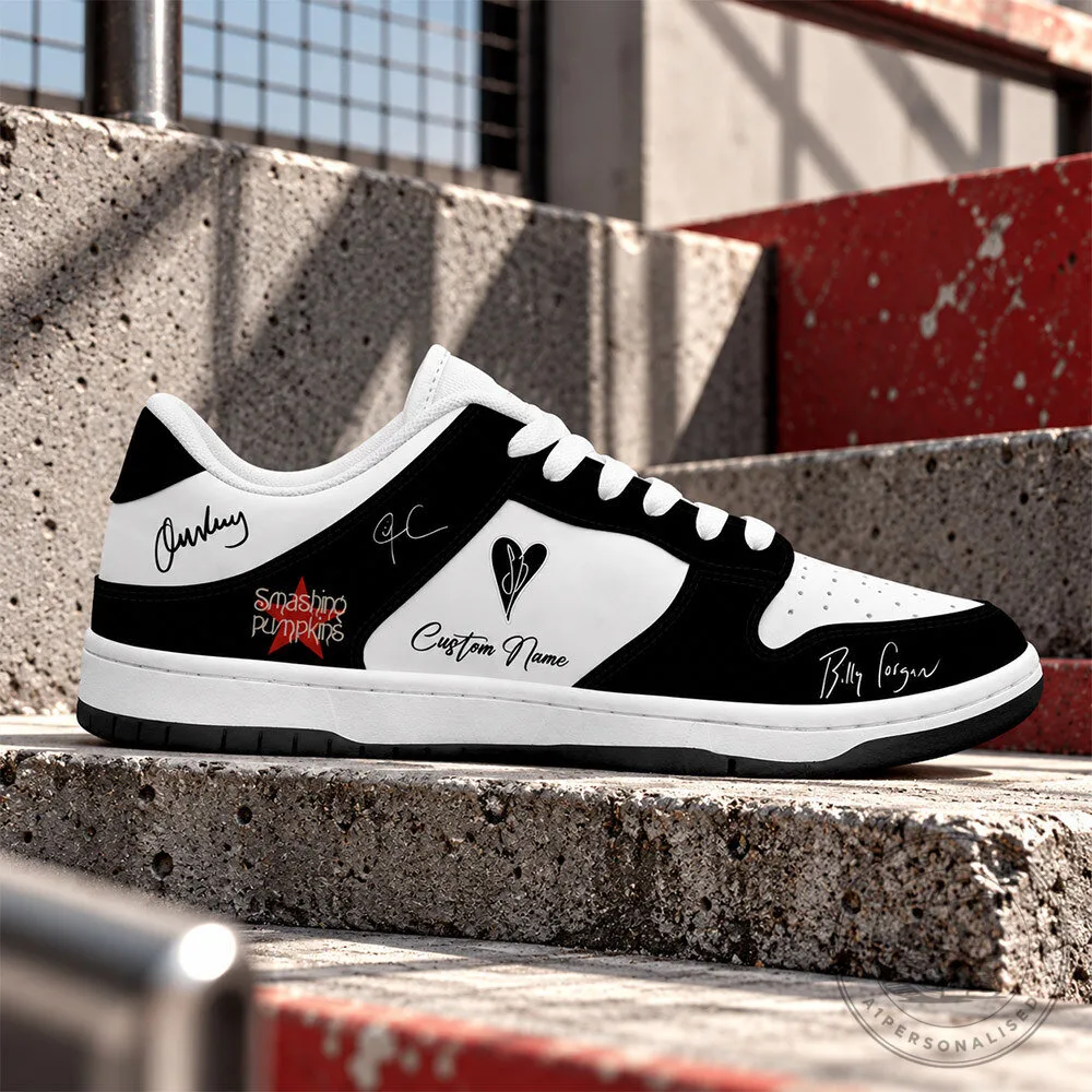 The Smashing Pumpkins Rats In A Cage Tour 2026 Black White Sneakers | Footwear