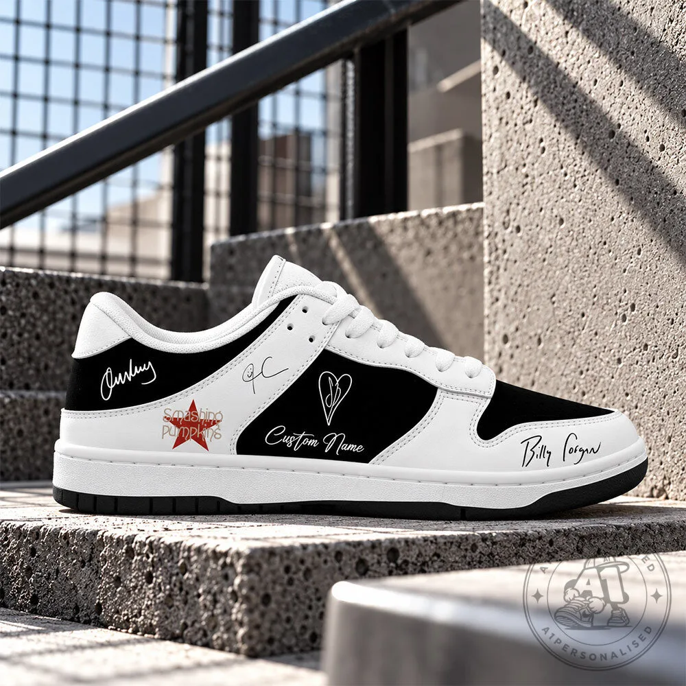 The Smashing Pumpkins Rats In A Cage Tour 2026 White Black Sneakers | Footwear