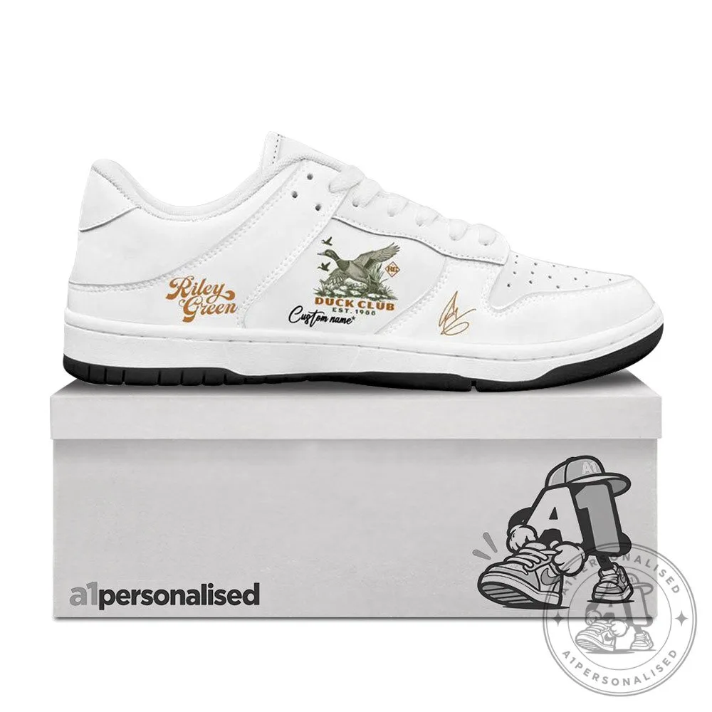 Riley Green Thats Just Me Tour 2027 White Custom Name Sneakers | Footwear 7 Riley Green Thats Just Me Tour 2027 White Custom Name Sneakers | Footwear