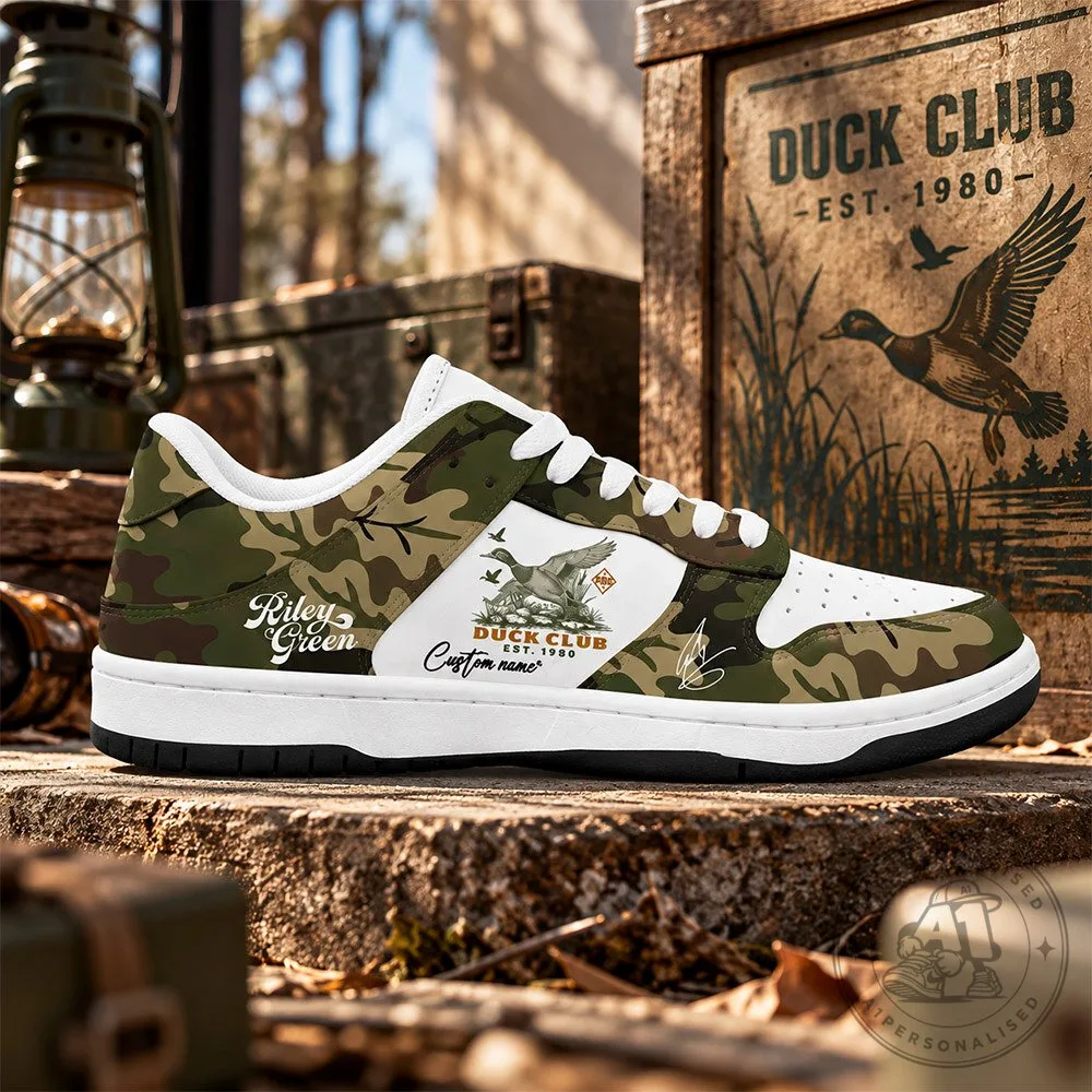 Riley Green Thats Just Me Tour 2027 Camo Custom Name Sneakers | Footwear