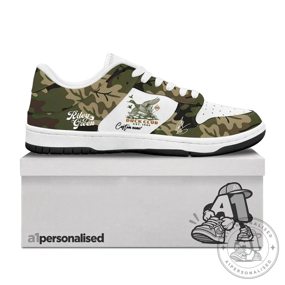 Riley Green Thats Just Me Tour 2027 Camo Custom Name Sneakers | Footwear 7 Riley Green Thats Just Me Tour 2027 Camo Custom Name Sneakers | Footwear