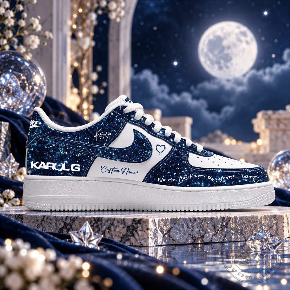 Karol G No Me Arrepiento 2026 Dark Blue AF1 Sneakers | Footwear