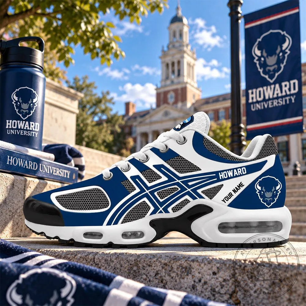 Howard University Bison Custom Name Nike Air Max Plus Sneakers | Footwear