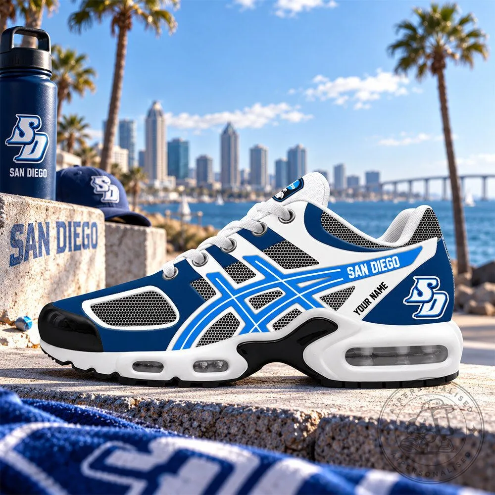 San Diego Toreros Custom Name Nike Air Max Plus Sneakers | Footwear