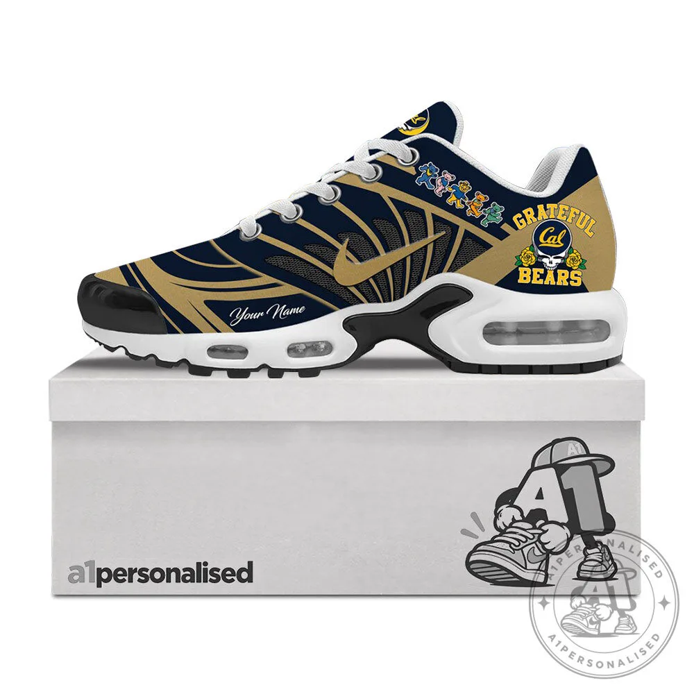 California Golden Bears Grateful Bears Nike Air Max Plus Sneakers | Footwear 7 California Golden Bears Grateful Bears Nike Air Max Plus Sneakers | Footwear